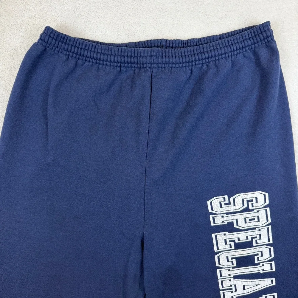 Vintage Champion Special Olympics Navy Blue Sweatpants Large Made in‎ Mexico Y2K